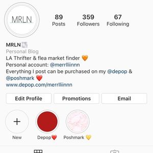 Instagram: mrln_thrifts fur more listings ♥️